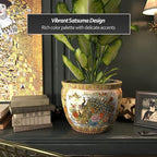 16" Famille Rose Porcelain Fishbowl - Image 5