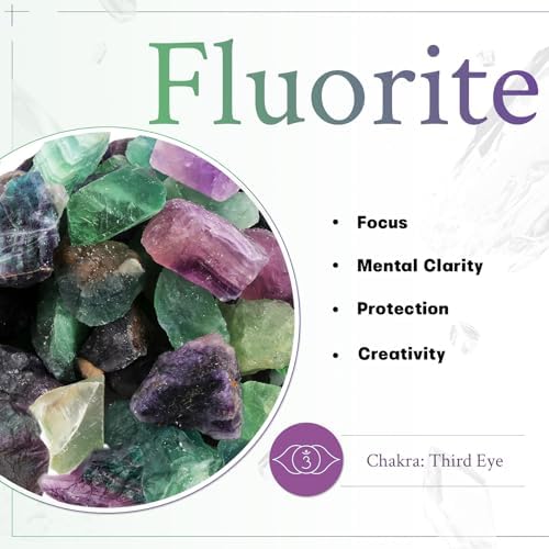 mookaitedecor Natural Fluorite Crystal Tea Light Candle Holder - Image 3