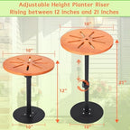 Plant Risers for Inside Pots,12-21" Adjustable Plant Inserts for Large Pots - Image 3