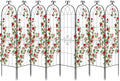 VEVOR Garden Trellis, 71 x 20 inch Rose Trellis, 8 Packs Garden Flower Rose Trellises with Powder-Coated Finish & Convenient Locking Design, Plant Support Trellises for Flowers, Vegetables, Roses by VEVOR