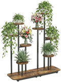 8-Tier Plant Stand Indoor, Plant Stands for Indoor Plants Multiple, Corner Plant Shelf for Living Room, Tiered Plant Holder, Metal Plant Table by VonDream