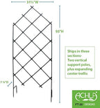 Achla Designs Freestanding Lattice Garden Trellis - Image 4