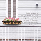 2-Pack 32IN Window Box Railing Hanging Planter Coco Liner Basket - Image 7