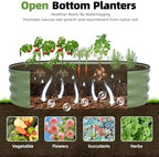 G GOOD GAIN 3Pcs Raised Garden Beds, Metal Planter Boxes Kit, Oliver - Image 4