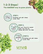 URUQ 12 Pods Hydroponics Growing System Remote Control Charcoal & 140Pcs Hydroponic Pods Supplies - Image 7