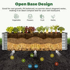 NAVINE 6x3x3ft Outdoor Metal Raised Garden Bed, Metal Planter Box, 2-Pack - Image 7