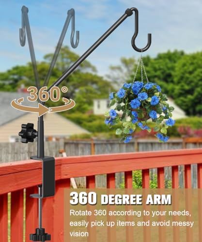 20 Inch Extended Reach Deck Hook Hanger for Railing, 2 Pack - Image 3