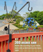 20 Inch Extended Reach Deck Hook Hanger for Railing, 2 Pack - Image 3