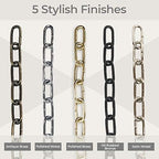 Royal Designs, Inc. LC-2004-PN-6-1 Heavy Duty Lighting Fixture Chain, Extendable up to 6ft, 60-Pound Weight Capacity, Polished Nickel - Image 7