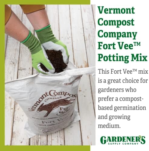 Vermont Compost Company Fort Vee Organic Potting Mix | High-Nutrient Compost-Based Soil for Indoor & Outdoor Container Seed Starting, Plants & Vegetable Gardening | 20 Quarts - Image 2