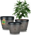 Quarut 15 Inch 4 Pack Large Pots, for Plants,Plastic Flower Pot for Indoor by Quarut
