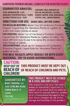 GARDENERA Premium Organic Seaweed & Kelp Superfood for Monstera Plants - 32 oz - Liquid Kelp Fertilizer Concentrate (Makes 180 Gallons) - Image 6