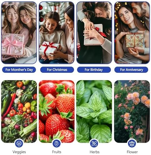 Hydroponics Garden,Indoor Vertical Farming Garden Planter, Smart Herb Garden with Timing Plug Automatic Watering for Home Indoor Gardening System(Without Light,1 Layer) - Image 7