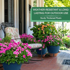 8/10/12 Inch Self Watering Pots for Indoor/Outdoor Plants with Drainage - Image 5