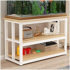 Side Table Fish Tank Stand, Terrarium Stand with Storage by Unknown
