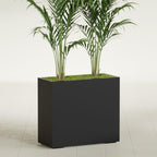 Greenline Alice Tall Rectangular Fiberglass Planter, Outdoor Planter Box - Image 2