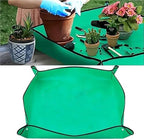 Waterproof Foldable Planting Mat Garden Potting Pad for Flowerpot Transplanting Mixing Soil Tool for Indoor Plant Repotting(100x100cm A Normal) - Image 3