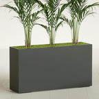 Greenline Alice Tall Rectangular Fiberglass Planter, Outdoor Planter Box - Image 2