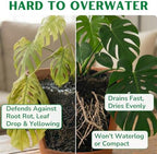 Organic Monstera Potting Soil, Quick-Draining Aroid Mix, Large 7.5L Bag - Image 4