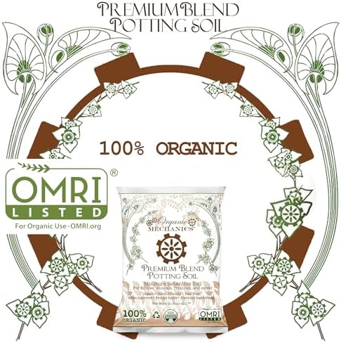 Organic Mechanics Premium Blend Potting Soil, 16 qt - Moisture-Retentive, Peat-Free, Compost - Enriched Mix with Worm Castings & Perlite for Houseplants, Annuals, Veggies & Tropical Plants - Image 5