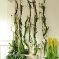 78" Large Bendable Fake Tree Trunk Branch Wall Hanging Moss Vine by CONGZHANHH