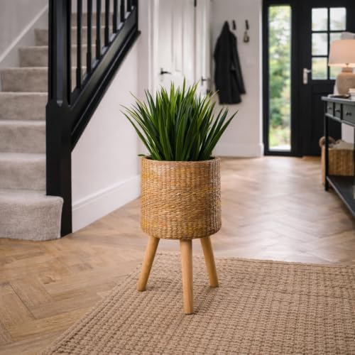 Leaf Large Planters Plant Pots, 54cm Woven fibreglass Composite - Image 2