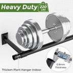 Plant Hanging Rod, 64 Inch Window Plant Hanger for Indoor Plants - Image 2