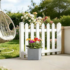 Kante Accent Square Pale Gray Concrete Planter 12" W, Outdoor - Image 5
