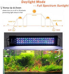 hygger Auto On Off LED Aquarium Light 48-55 Inches Dimmable 7 Colors Full Spectrum Fish Tank Light Fixture for Freshwater Planted Tank Build in Timer Daylight Moonlight & 24/7 Cycle - Image 4
