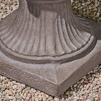 Great Deal Furniture Noble House Adonis Outdoor Roman Chalice Garden Urn Planter in Antique Gray - Image 6