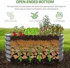 Gruper Raised Garden Bed, 3.5ft x 17'' Tall Round Metal Planter - Image 4