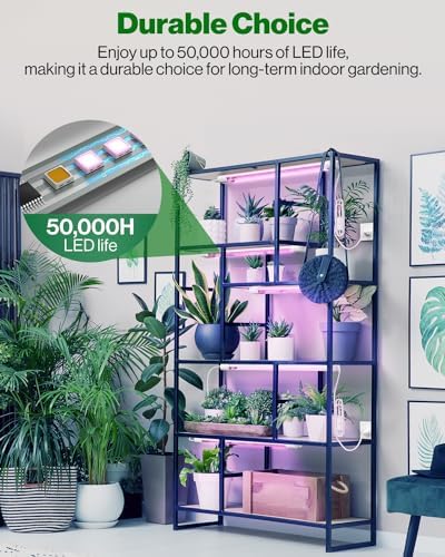Sunco 4 Pack 2FT LED Grow Light, Full Spectrum, 20W - Image 5
