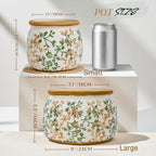 Vintage Ceramic Flower Pot, 6.5 & 9in, with Drainage & Filter - Image 2