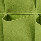 Tnfeeon Vertical Wall Garden Planter, Felt Hanging Plant Pocket with 18 Pockets, Breathable Auto Drainage, Lightweight Reusable Grow Bag for Indoor Outdoor Balcony Flower Vegetable - Image 3