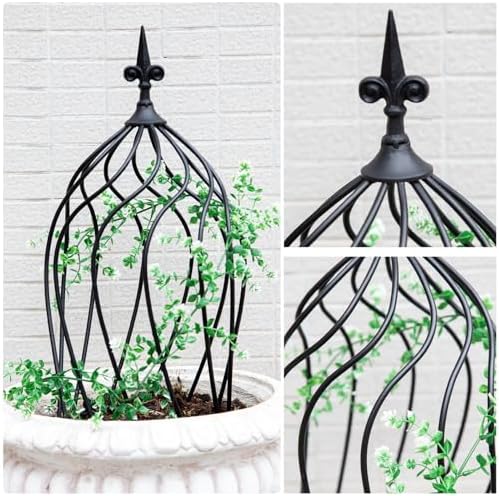 23" Obelisk Trellis for Climbing Plants & Vines Outdoor Decor - Image 3