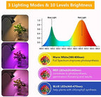Plant Grow Light with Stand, Full Spectrum 60W LED Floor Plant Lamp for Indoor Plants Growing,Height Adjustable Plant Lamp Timer 3/9/12H - Image 2