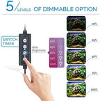hygger Advanced LED Aquarium Light with Timer, 24/7 Lighting Cycle & DIY Mode, Full Spectrum Fish Tank Light for 24-30 in Freshwater Planted Tank - Image 3