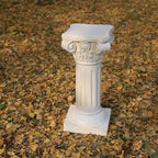 Classical Greek Ionic Order Column with Retro Old Style for Indoor Outdoor Garden Decor or Display Pedestal Pillar Stand for Plants and Sculptures,white - Image 3