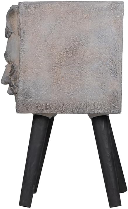 11" x 13" x 22" Greek God Statue Planter with Legs - Image 7