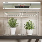 JOYZAN Clear Mini Indoor Greenhouse Small Tabletop Green House with Lights - Image 5