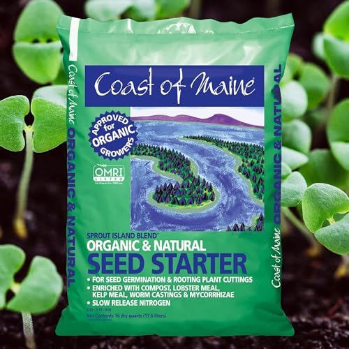 Coast of Maine, 16qt (Pack of 4) Sprout Island Blend, Organic & Natural Seed Starter for Seed Germination & Root Plant Cuttings - Image 2