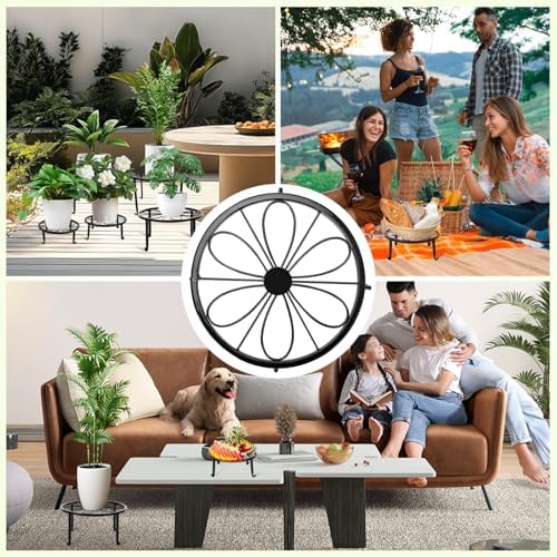 ESRICH 10 Pack Metal Plant Stand Outdoor, Plant Stands for Indoor - Image 7