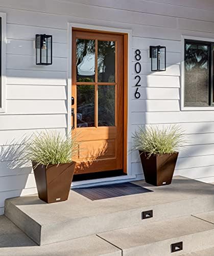 Veradek Pure Series Nobleton Planter - Tapered Square Outdoor Planter - Image 6