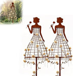 Vintage Lady Garden Trellis Stake (2pcs) by Unknown