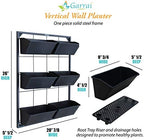 Vertical Wall Planter with 6 Removable Pots for Indoor or Outdoor - Image 3