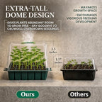 2-Pack 60-Cell Seed Starter Tray with Grow Light, 1-24H Timer - Image 6