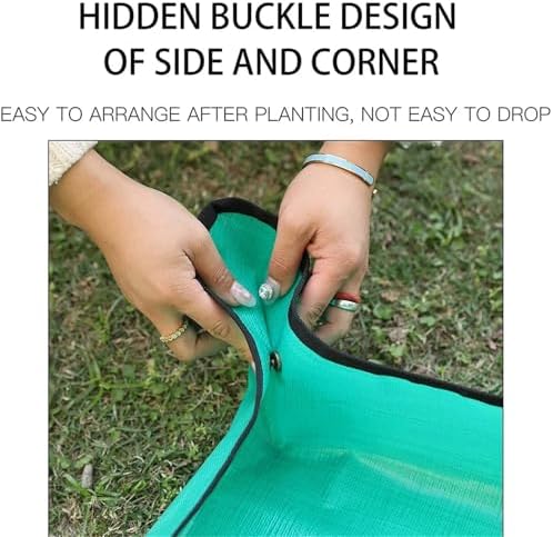 Gardening Planting PE Plant Repotting Mat, Foldable Waterproof Potting Pad Flower Pots Transplanting Mats for Indoor Plant Repotting(Green 68x68CM-3pcs) - Image 4