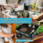 2 PCS Foldable Plant Mat with Waterproof & Leak-Proof Design, Gardening Tray for Clean for Patio - Image 4
