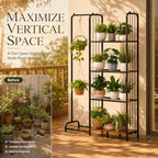 Honkazita 4 Tiered Plant Stand Indoor Outdoor with Dividers - Image 5