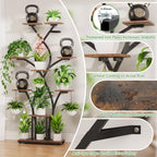 Plant Stand Indoor with Grow Lights - 9 Tiered Corner Plant Shelves Tall - Image 7